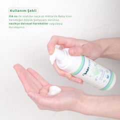 Baby İcon Yeni Doğan Konak Önleyici Köpük Şampuan 150ml