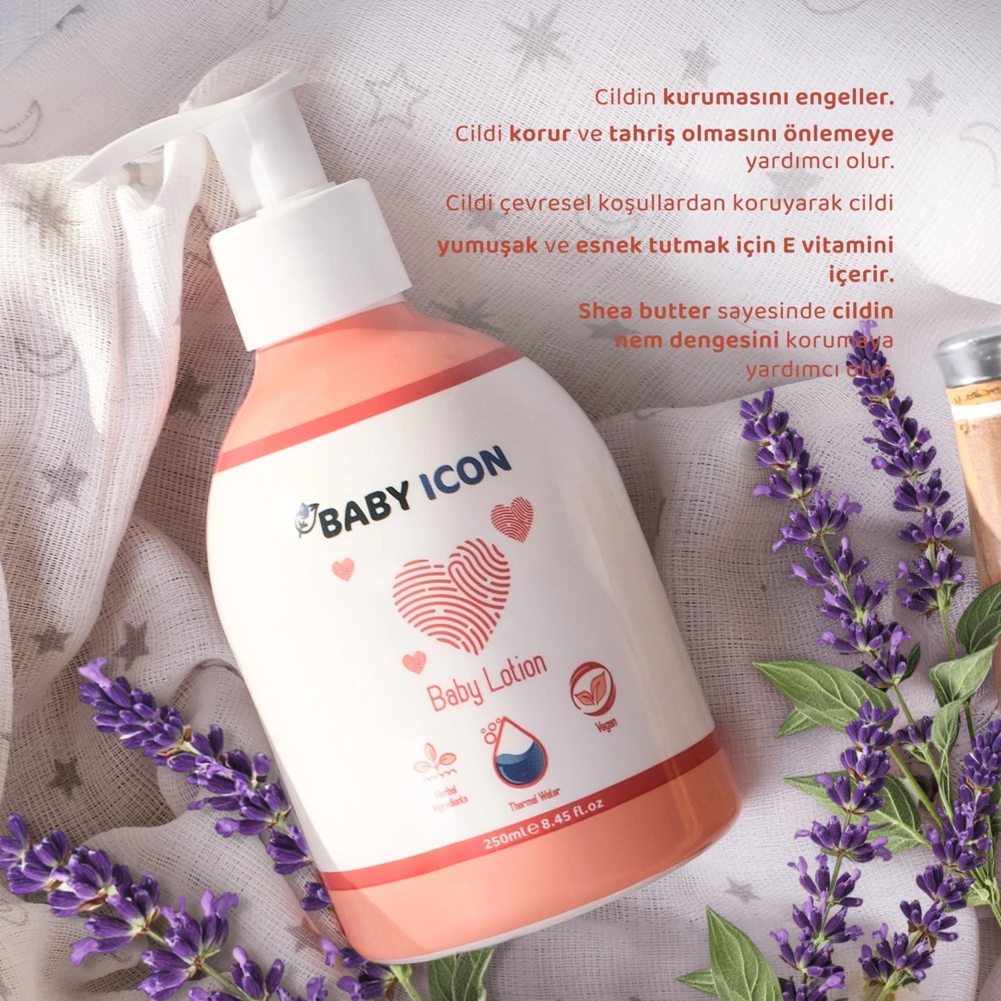 Baby İcon Yüz ve Vücut Bebek Nemlendirici Losyon 250ml