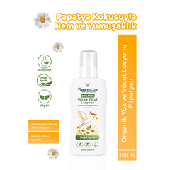 Baby İcon Yüz ve Vücut Bebek Nemlendirici Losyon Papatyalı 200ml