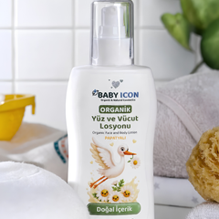 Baby İcon Yüz ve Vücut Bebek Nemlendirici Losyon Papatyalı 200ml