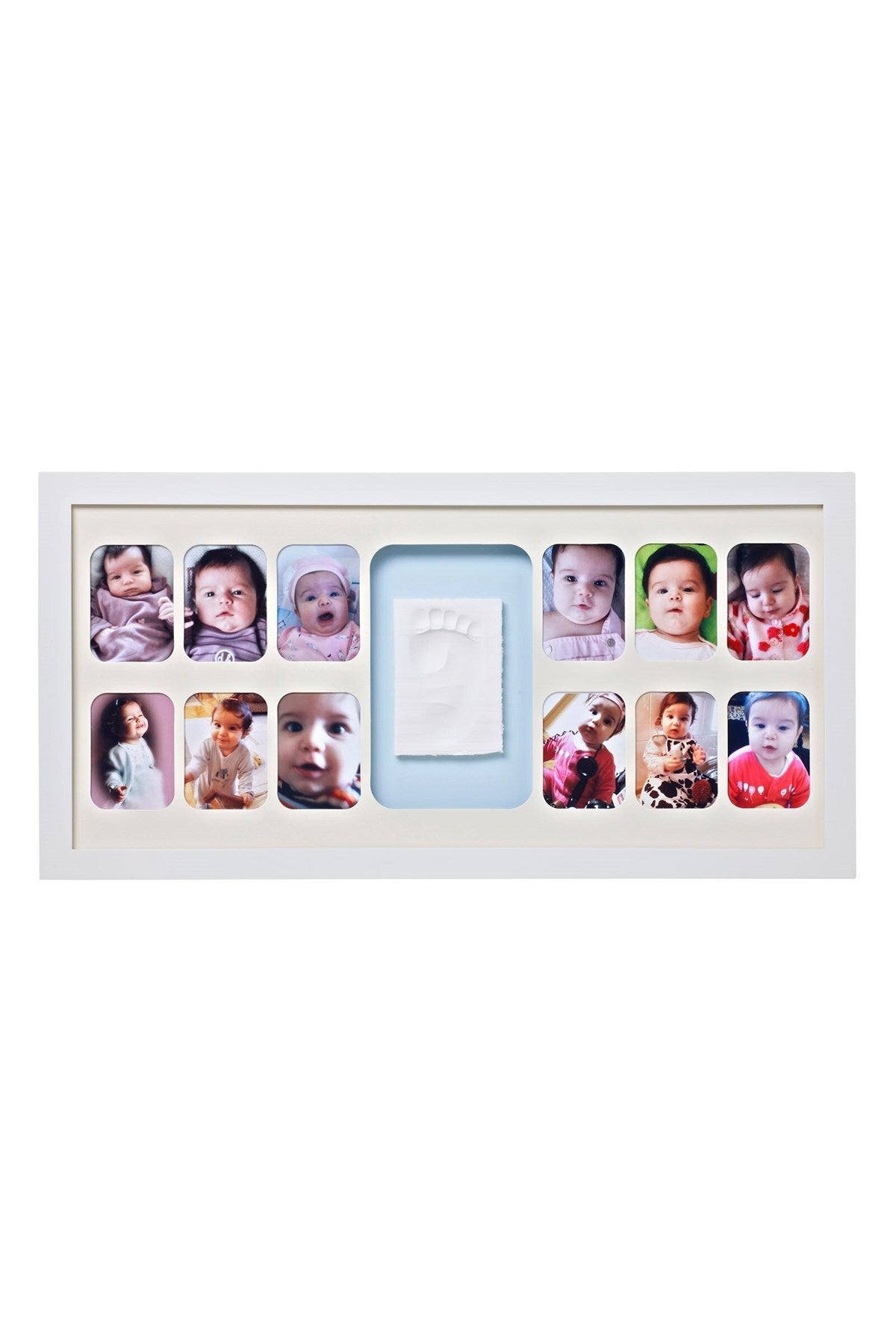 BABY MEMORY PRINTS 12 AYLIK CERCEVE - BEYAZ