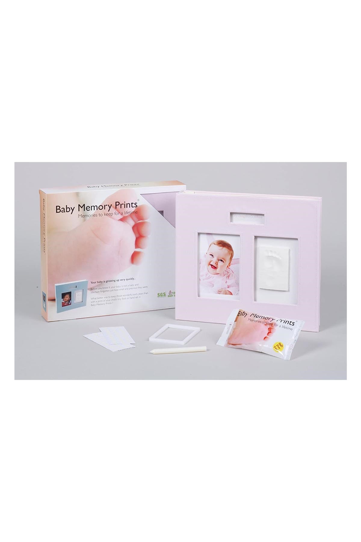 BABY MEMORY PRINTS DERI HATIRA ALBUMU - PEMBE