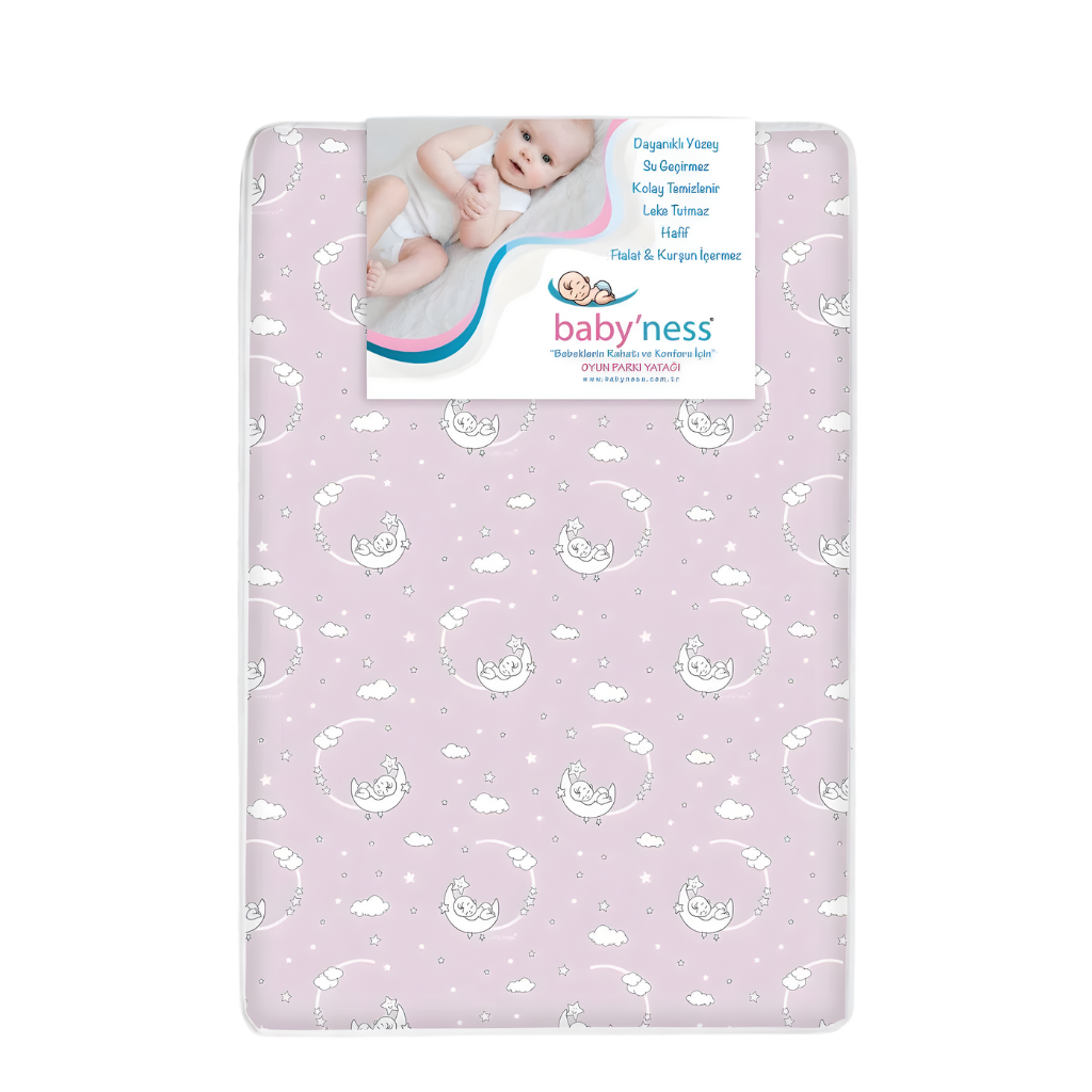 Baby'Ness Oyun Parkı Yatağı Baskılı 60x120x5cm