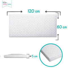 Baby'Ness Oyun Parkı Yatağı Kapitoneli 60x120x5cm