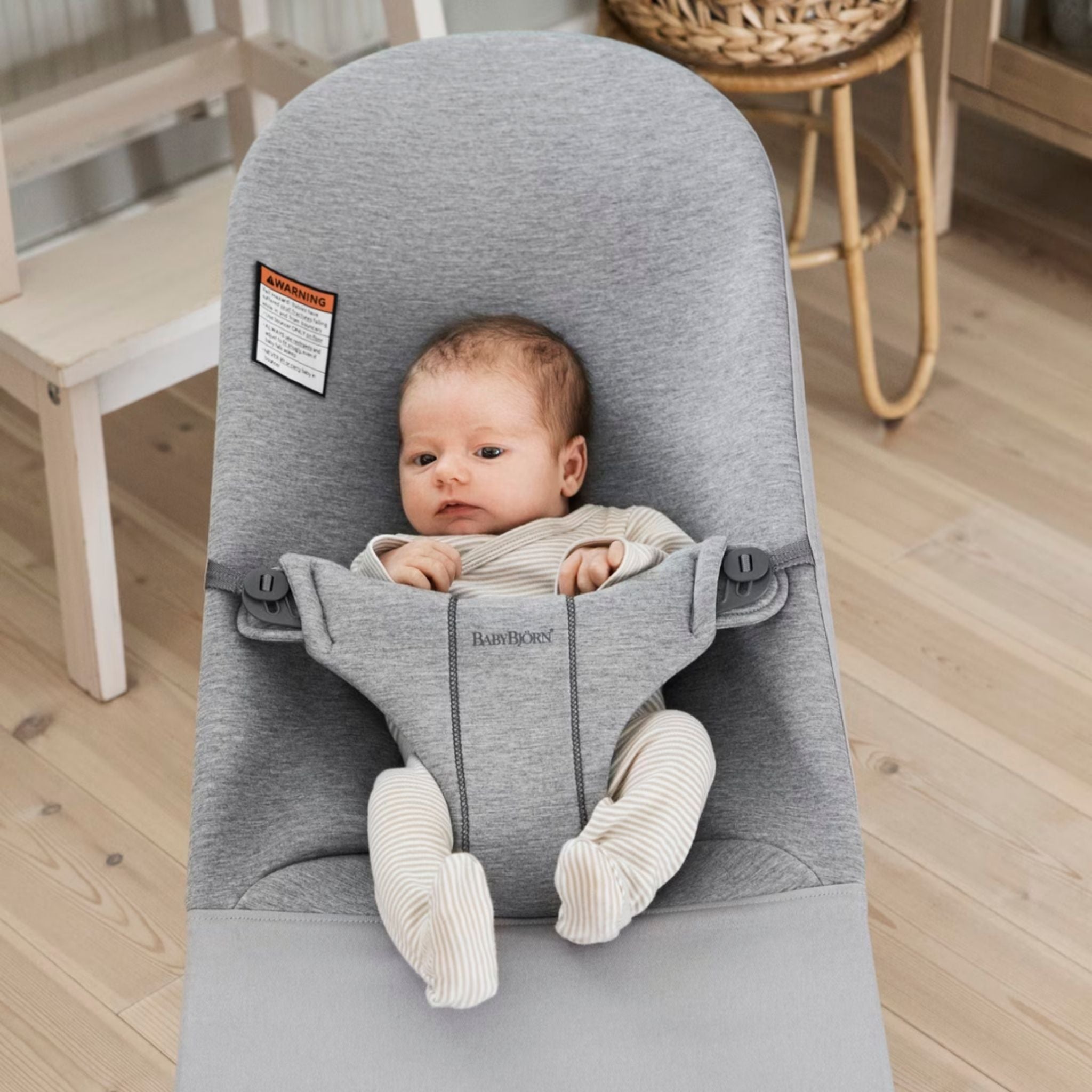 BabyBjörn Balance Bliss Ana Kucağı Cotton 3D Jersey Light Grey