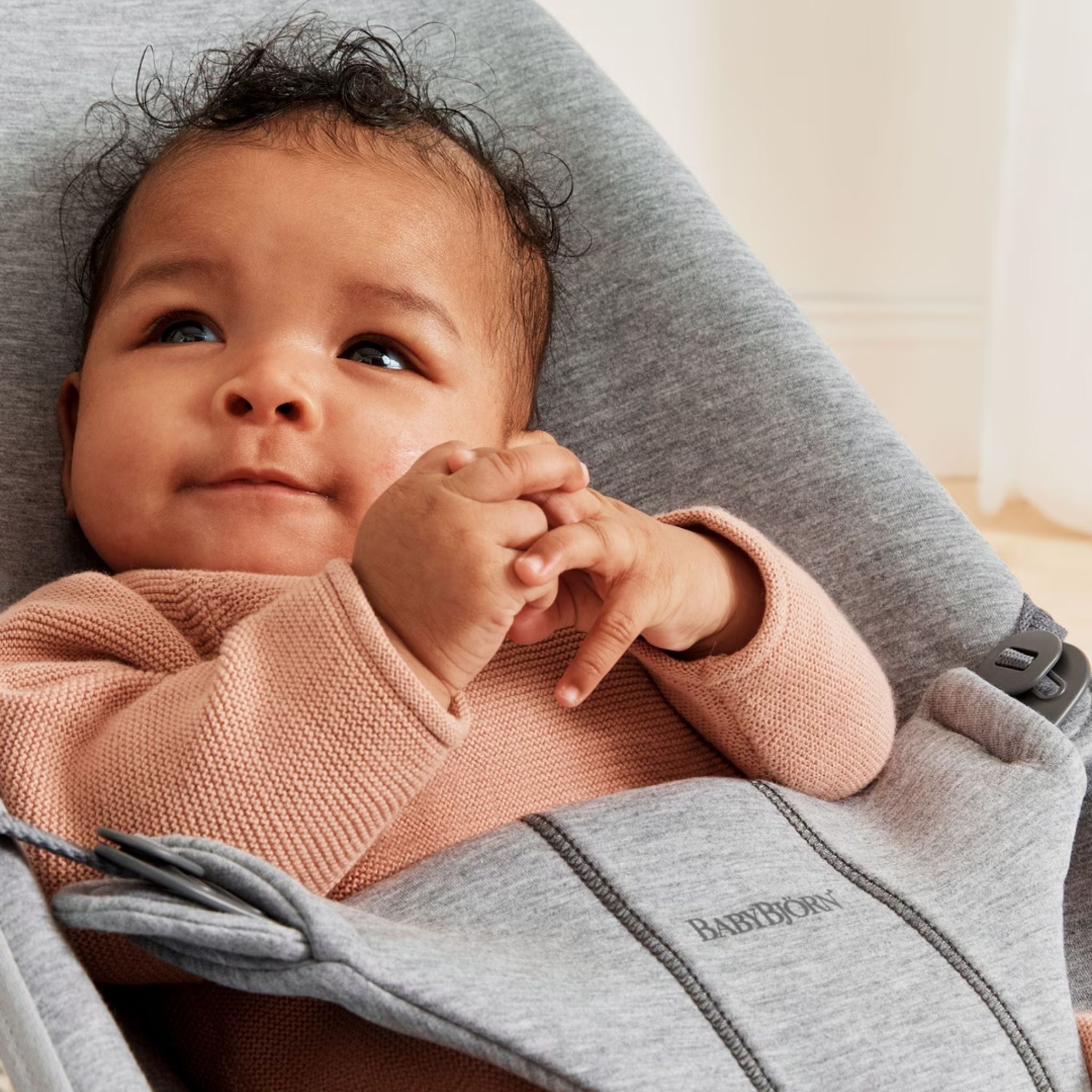 BabyBjörn Balance Bliss Ana Kucağı Cotton 3D Jersey Light Grey