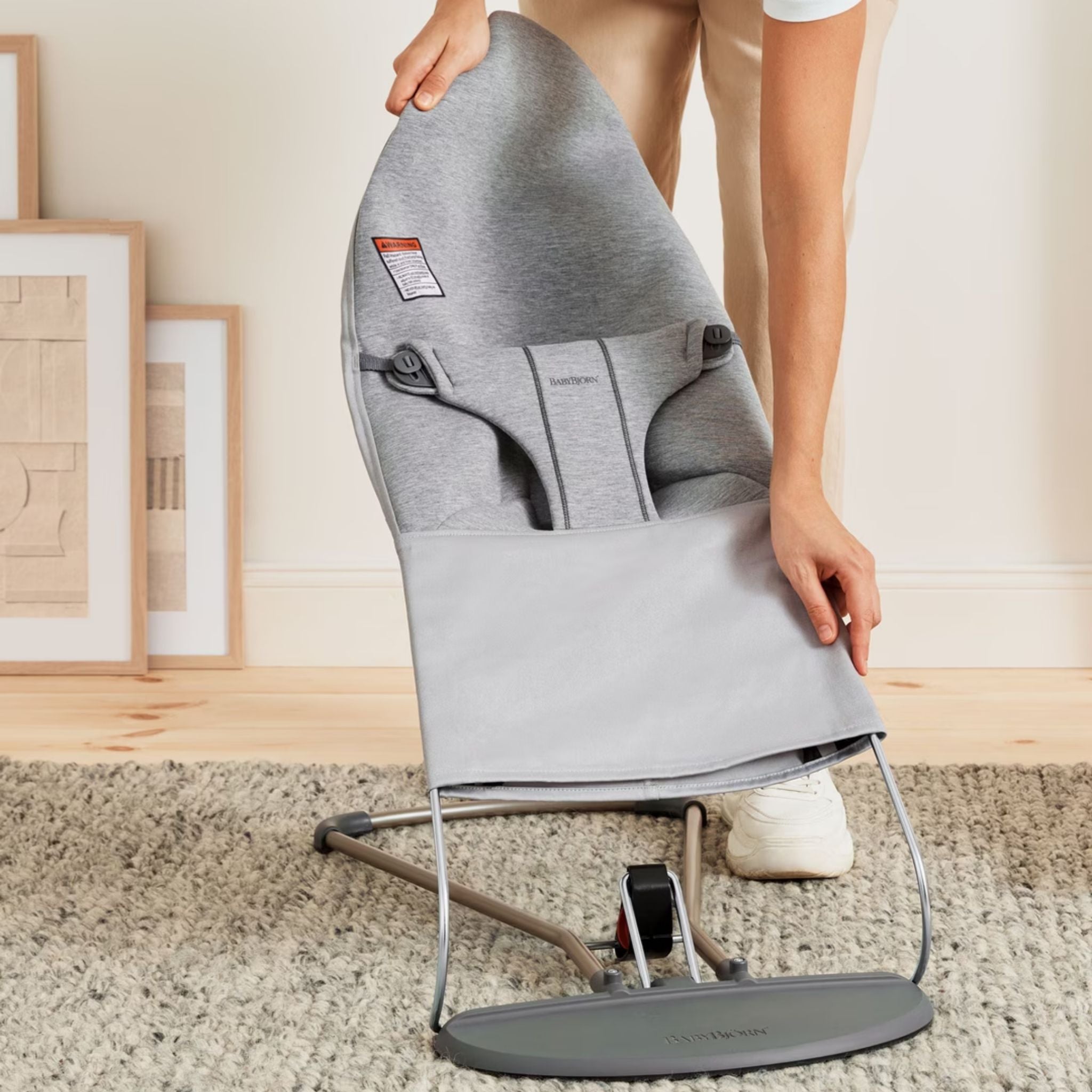 BabyBjörn Balance Bliss Ana Kucağı Cotton 3D Jersey Light Grey
