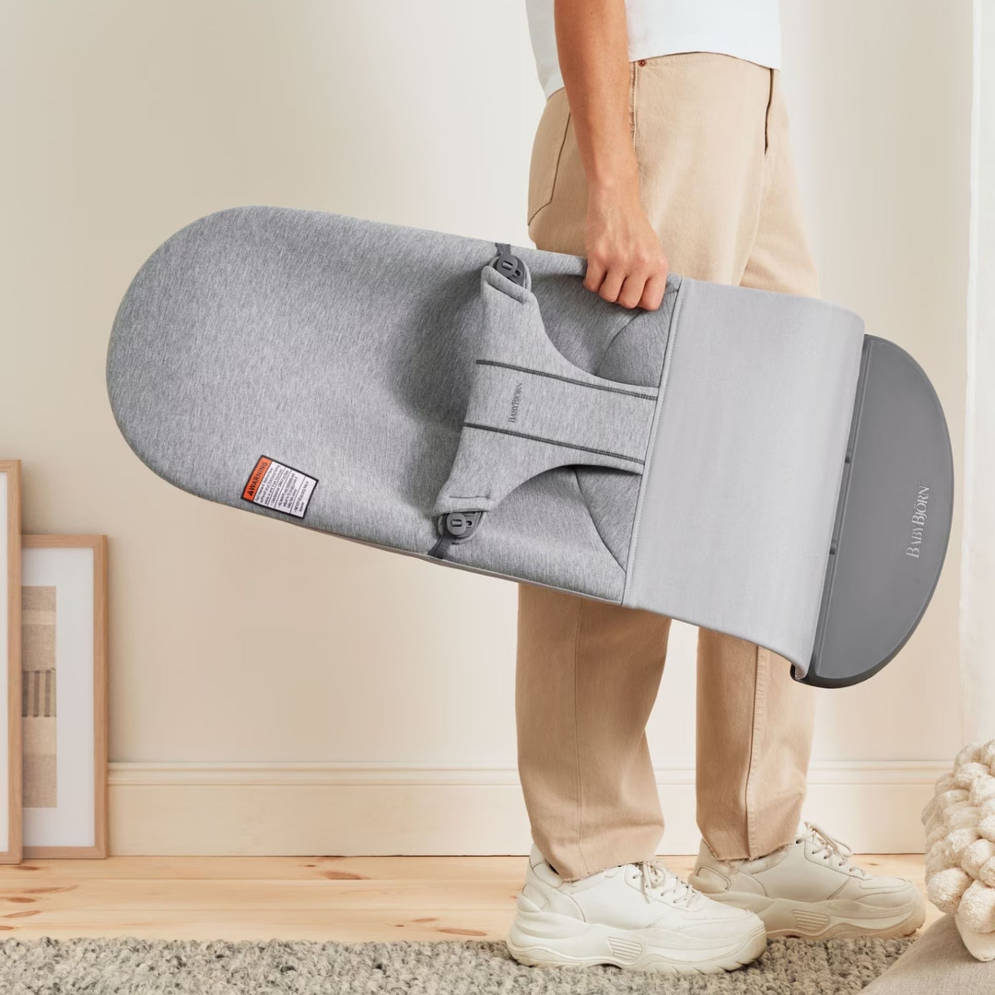 BabyBjörn Balance Bliss Ana Kucağı Cotton 3D Jersey Light Grey