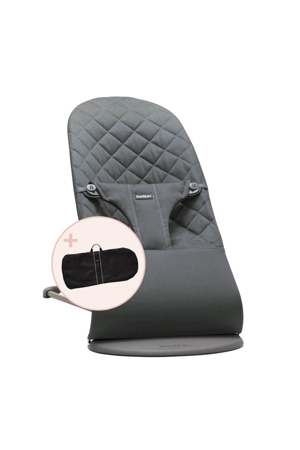 BabyBjörn Bliss Ana Kucağı Cotton & Taşıma Çantası / Anthracite - Welcome Baby