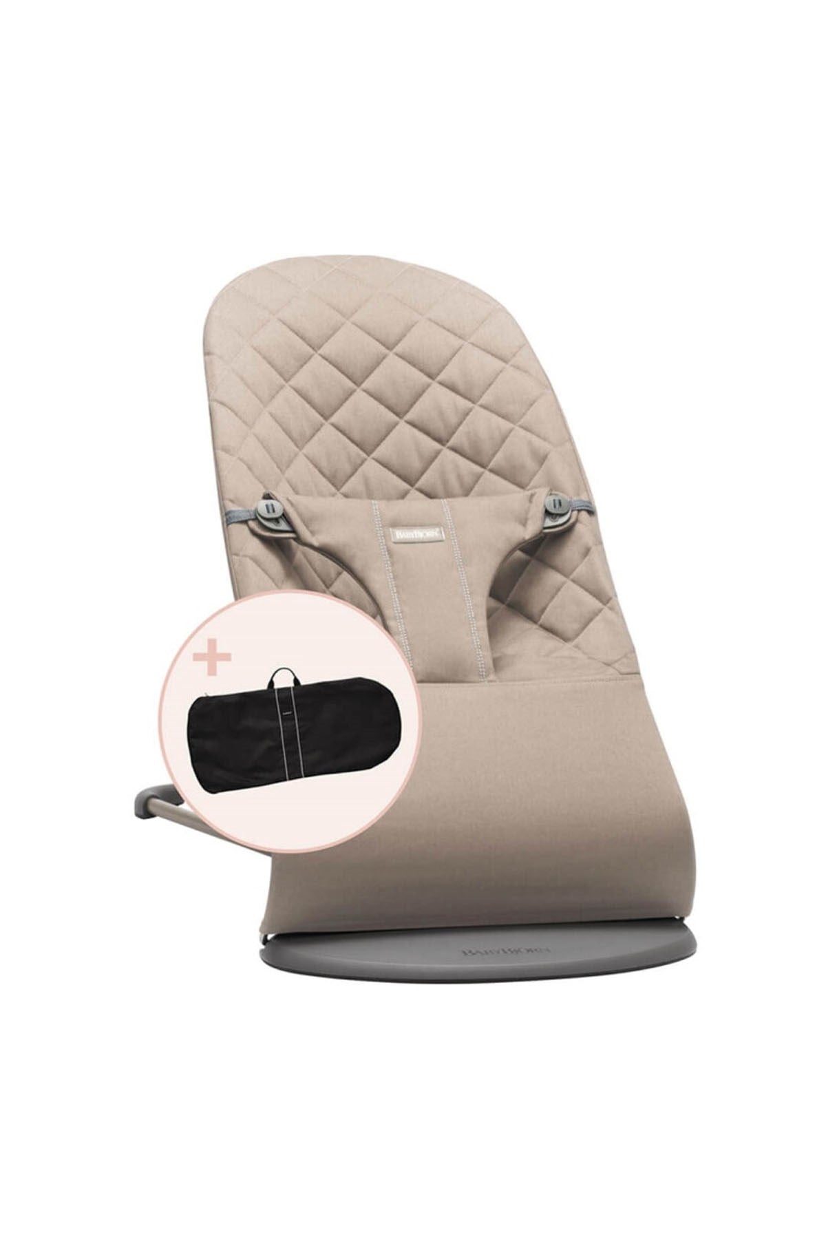 BabyBjörn Bliss Ana Kucağı Cotton & Taşıma Çantası / Sand Grey - Welcome Baby