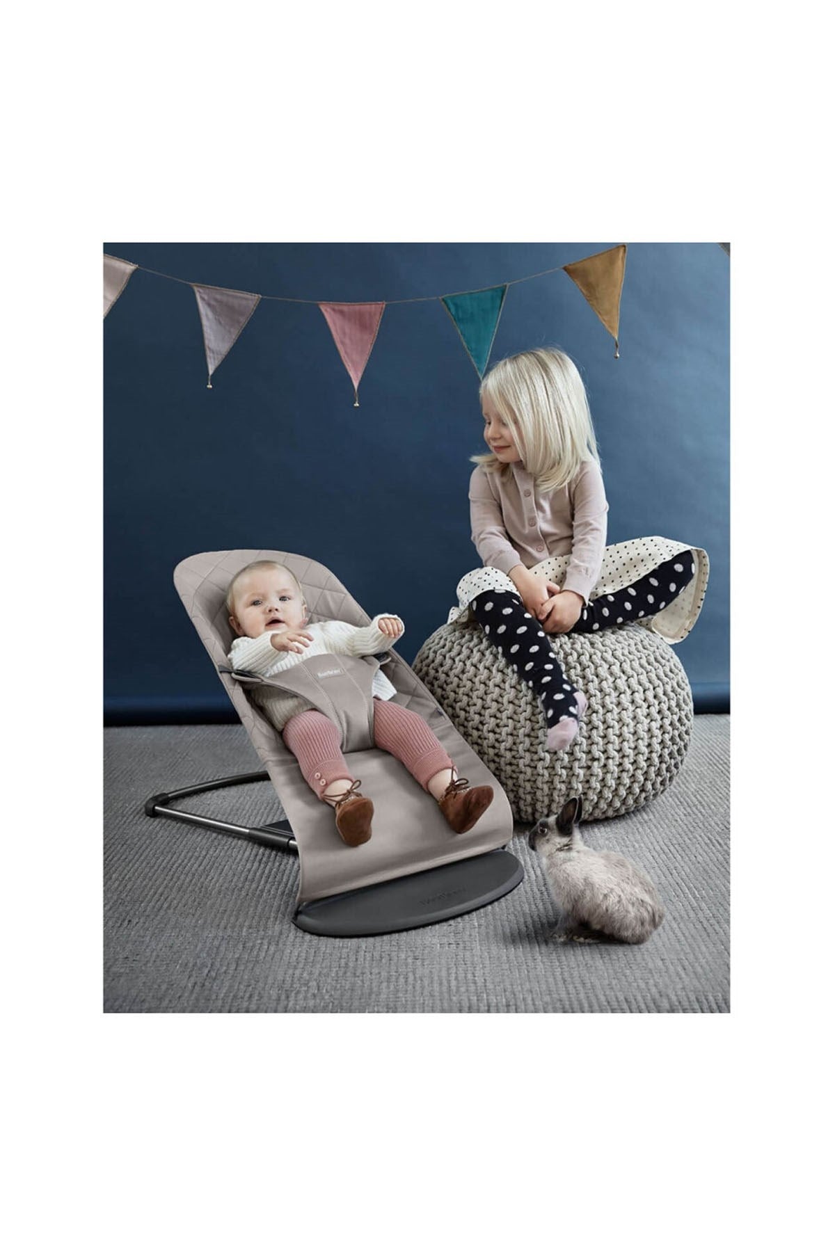 BabyBjörn Bliss Ana Kucağı Cotton & Taşıma Çantası / Sand Grey - Welcome Baby