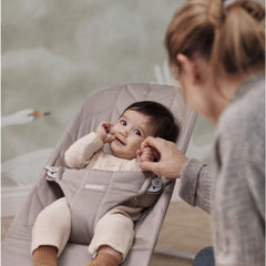 BabyBjörn Bliss Ana Kucağı Petal Woven Cotton Sand Grey