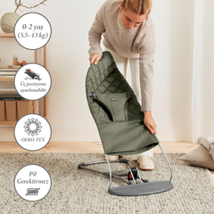 BabyBjörn Bliss Ana Kucağı Woven Dark Green