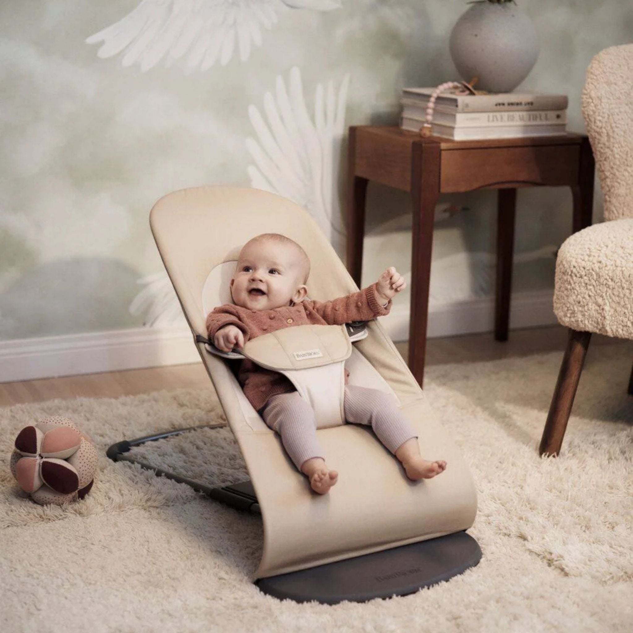 BabyBjörn Cotton Woven Ana Kucağı Khaki Beige