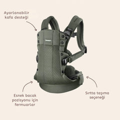 BabyBjörn Kanguru Harmony 3D Mesh Anthracite