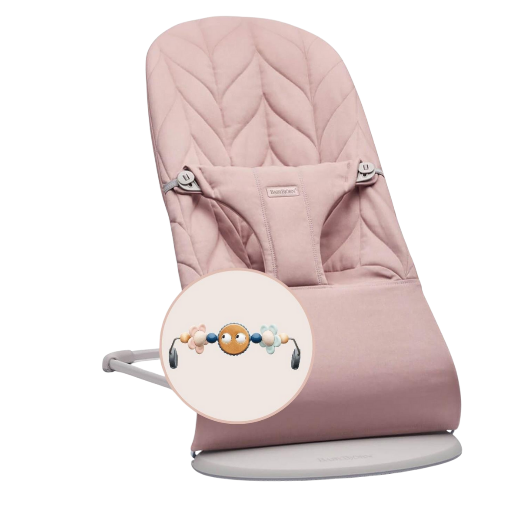 BabyBjörn Pastel Oyuncaklı Bliss Ana Kucağı Petal Woven Dusty Pink