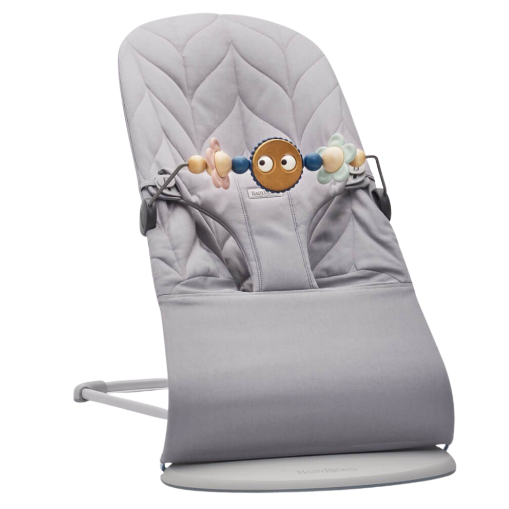 BabyBjörn Pastel Oyuncaklı Bliss Ana Kucağı Petal Woven Grey