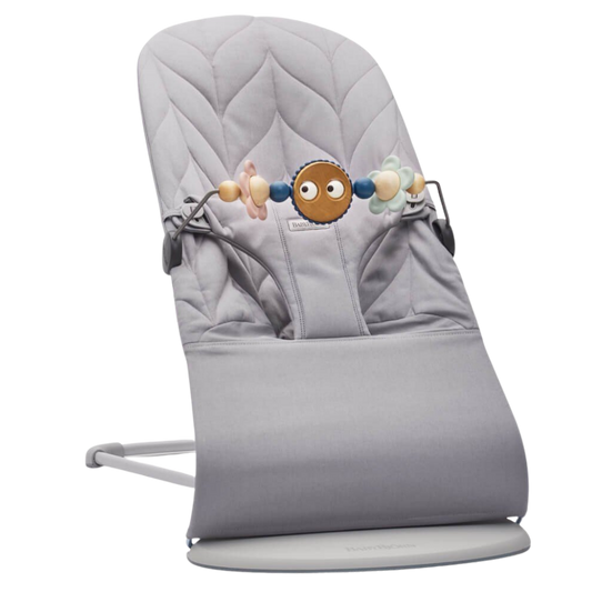 BabyBjörn Pastel Oyuncaklı Bliss Ana Kucağı Petal Woven Grey