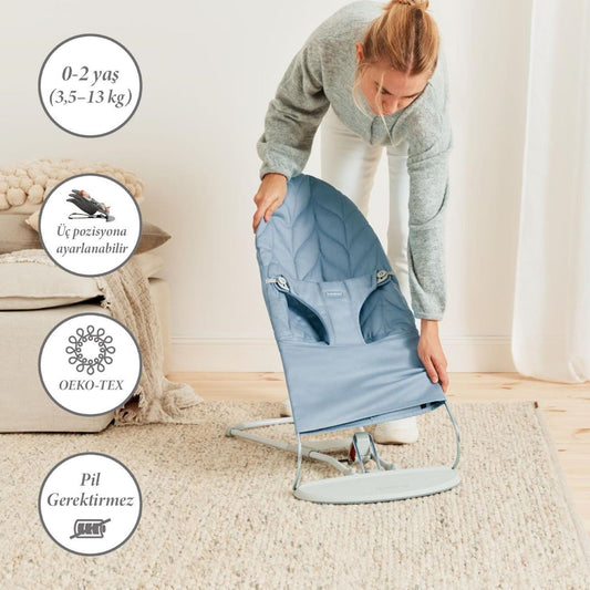 BabyBjörn Woven Ana Kucağı Blue