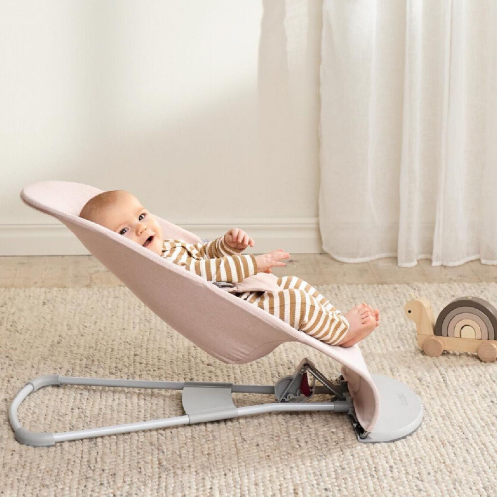 BabyBjörn Woven Melange Ana Kucağı Light Pink