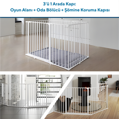 BabyDan Olaf Bebek Oyun Parkı Beyaz