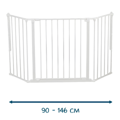 BabyDan Olaf Koruyucu Bariyer ve Güvenlik Kapısı 90 -146cm Beyaz