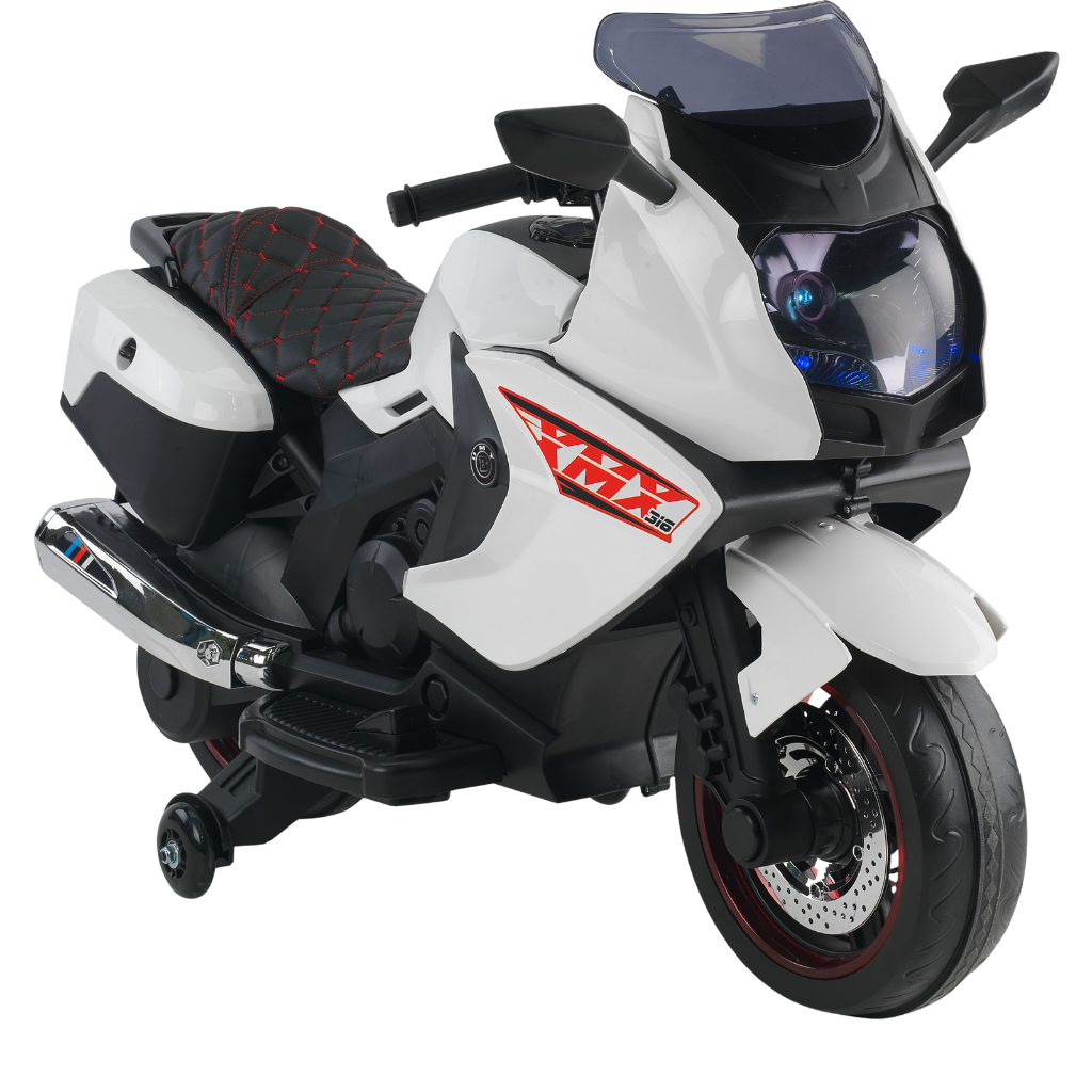 Babyhope 438A XMX-316 12V Ledli Akülü Motor Beyaz