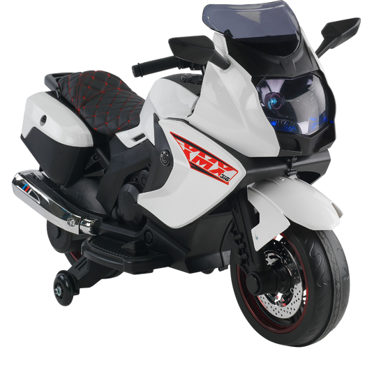 Babyhope 438A XMX-316 12V Ledli Akülü Motor Beyaz