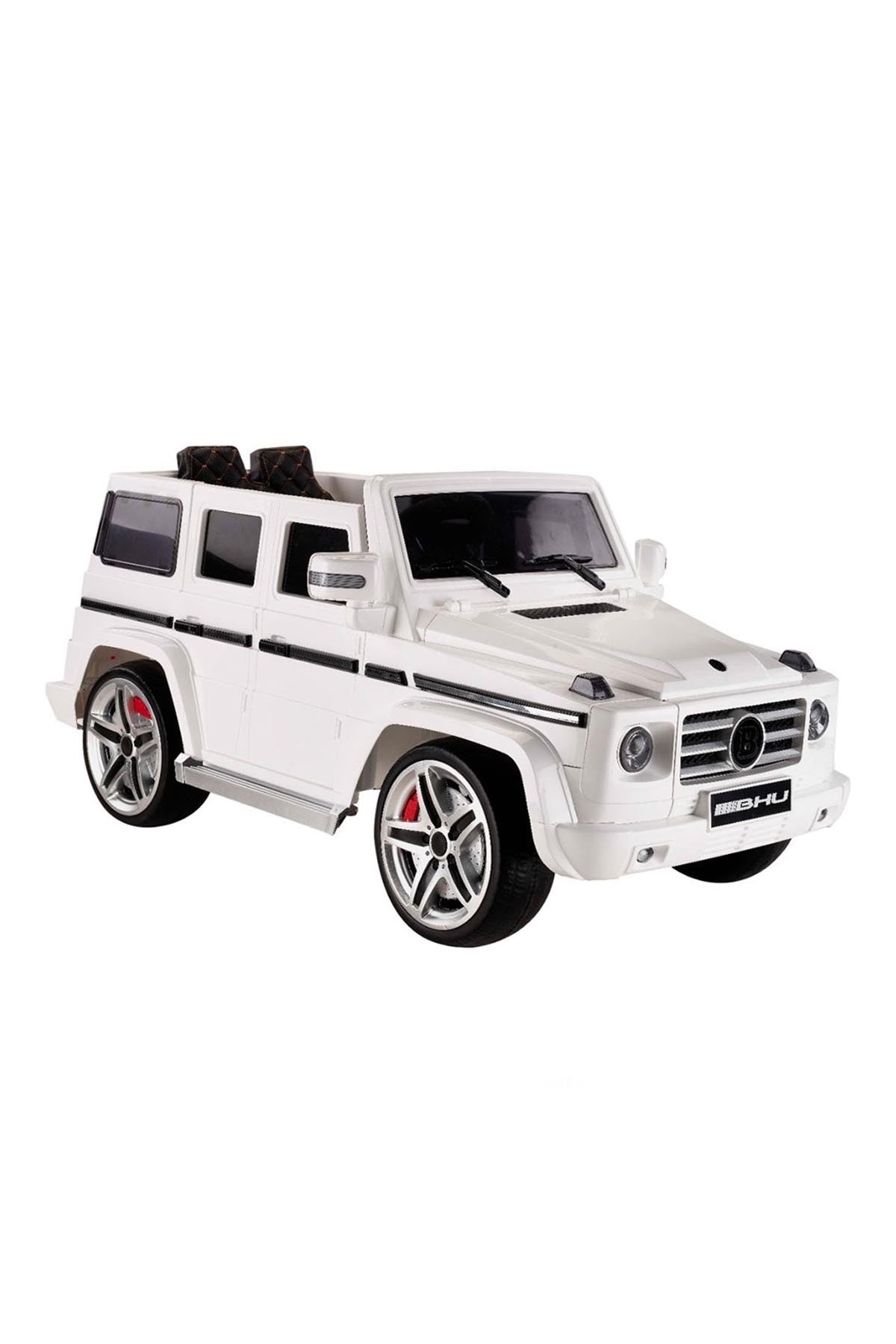 Babyhope 439 Akülü Jeep Araba - Sedef Beyaz