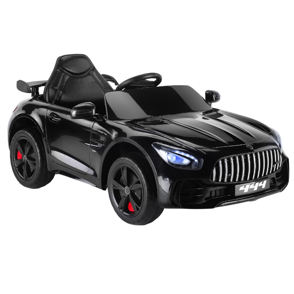 Babyhope 444 GTR Sport 12V Akülü Araba Siyah Eva Teker