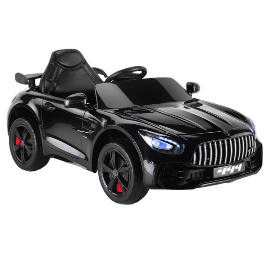 Babyhope 444 GTR Sport 12V Akülü Araba Siyah Eva Teker