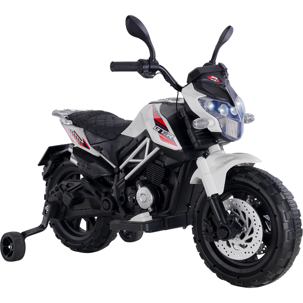 Babyhope 447 Motocross 12V Akülü Motor Beyaz
