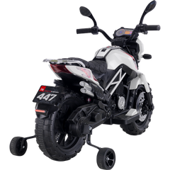 Babyhope 447 Motocross 12V Akülü Motor Beyaz