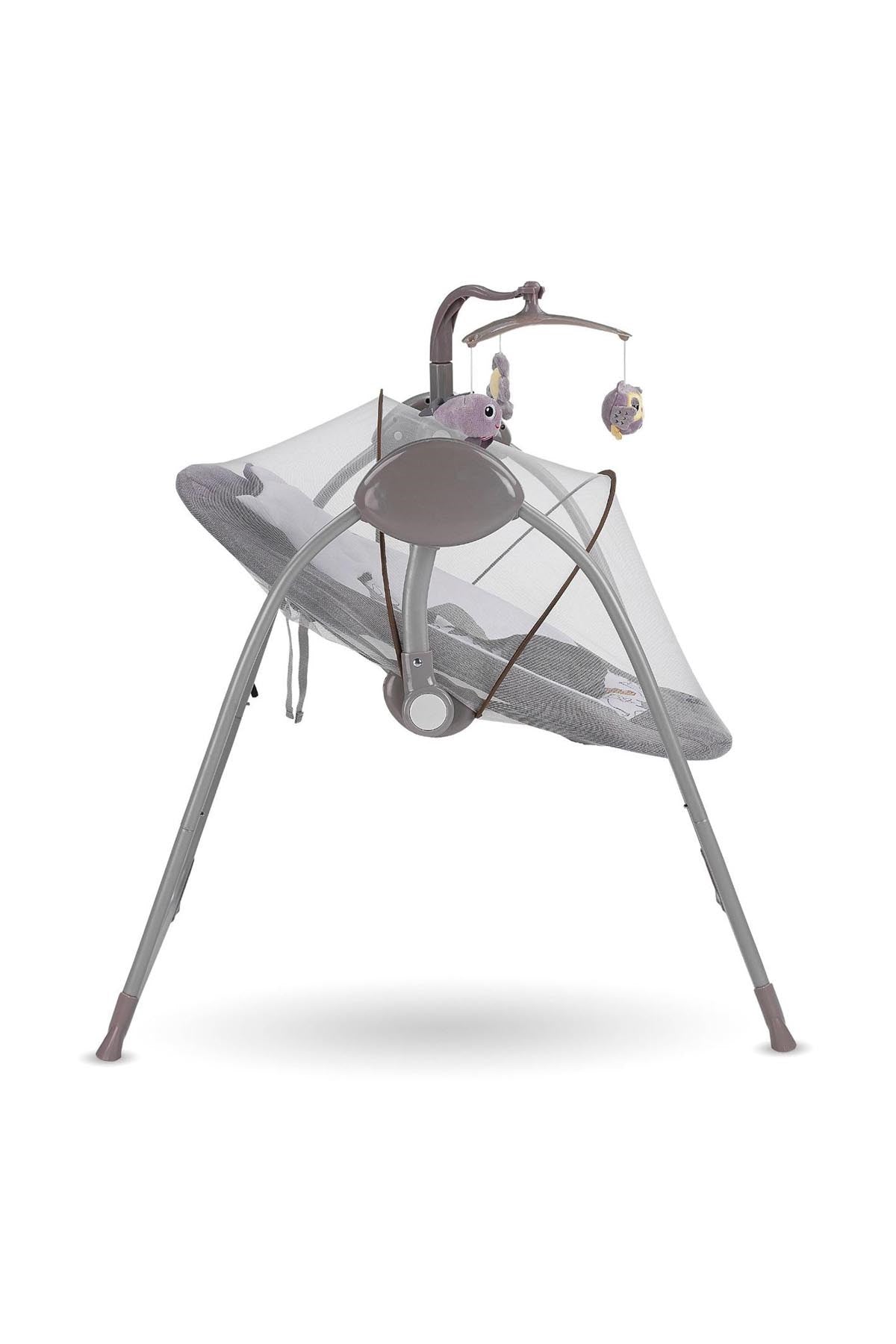 Babyhope Bh-8300 Rainbow Salıncak Beşik Gri - Welcome Baby