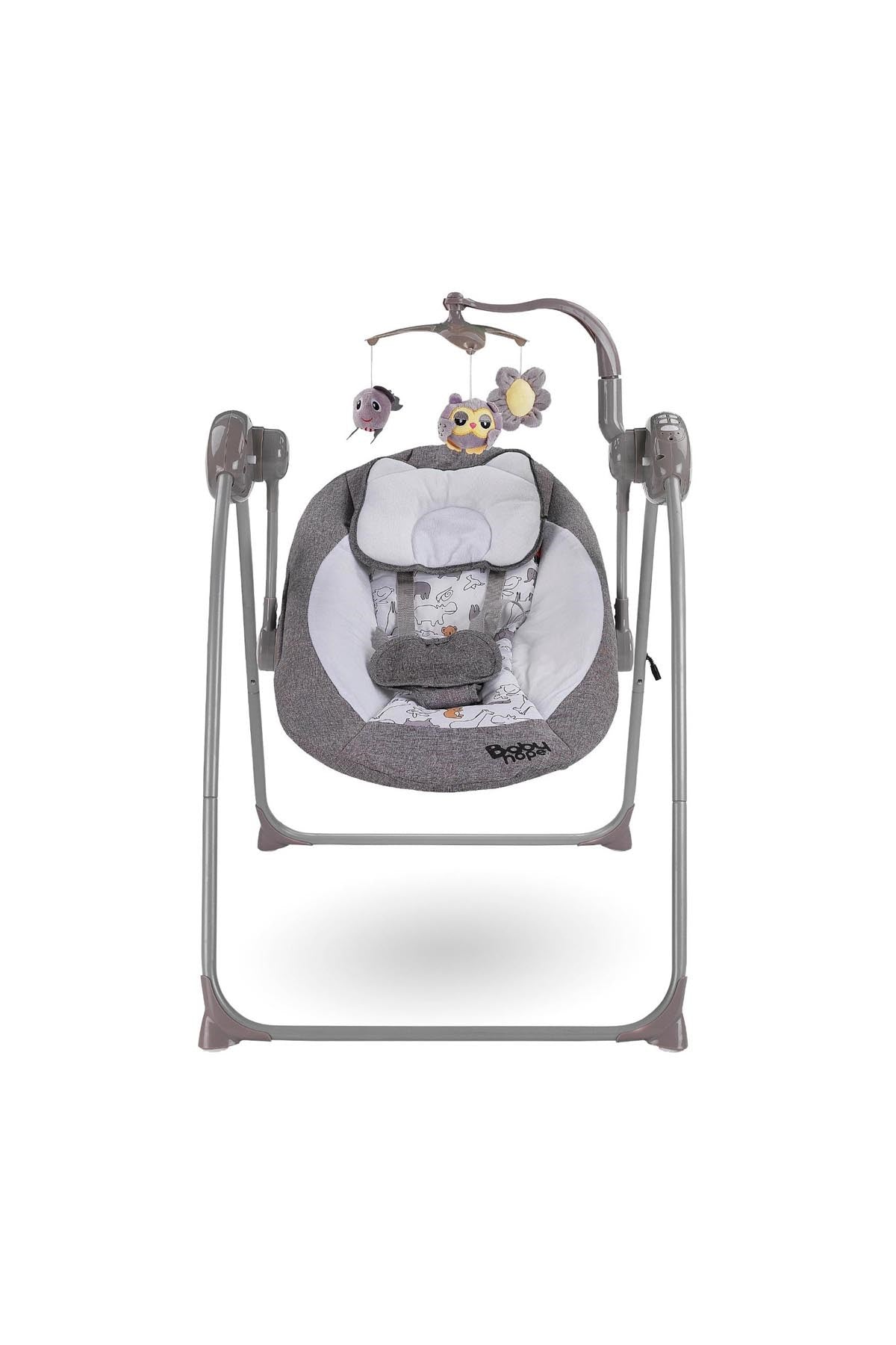 Babyhope Bh-8300 Rainbow Salıncak Beşik Gri - Welcome Baby