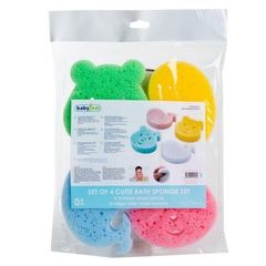 Babyjem 4'lü Banyo Süngeri Çok Renkli