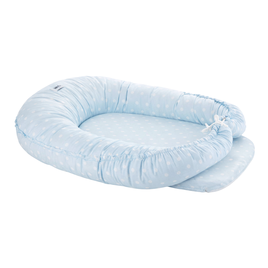 Babyjem 5 Fonksiyonlu Minder Mavi Benekli - Welcome Baby