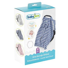 Babyjem Ana Kucağı Örtüsü İndi̇go Balık