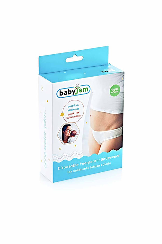 Babyjem Atılabilir Lohusa Külodu 3'lü