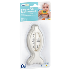 Babyjem Balık Banyo Oda Termometresi Beyaz - Welcome Baby