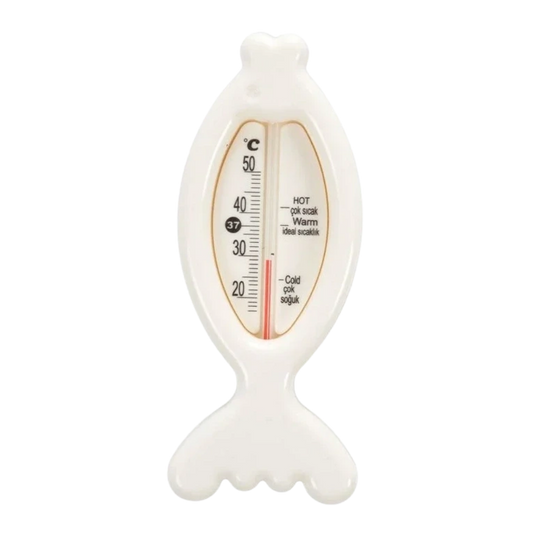 Babyjem Balık Banyo Oda Termometresi Beyaz