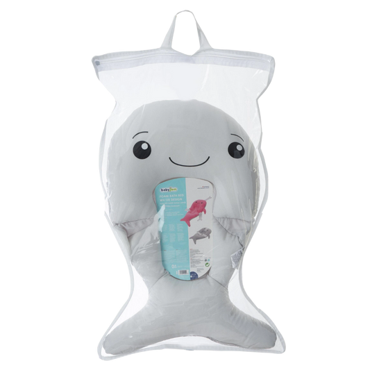 Babyjem Balina Köpüklü Banyo Yatağı Gri