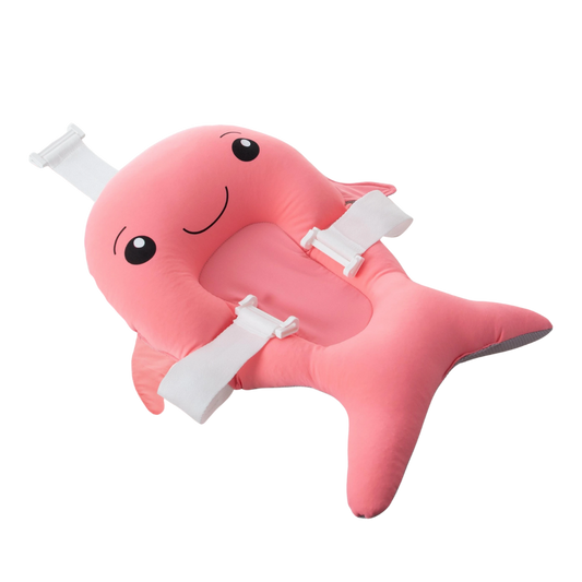 Babyjem Balina Köpüklü Banyo Yatağı Pembe