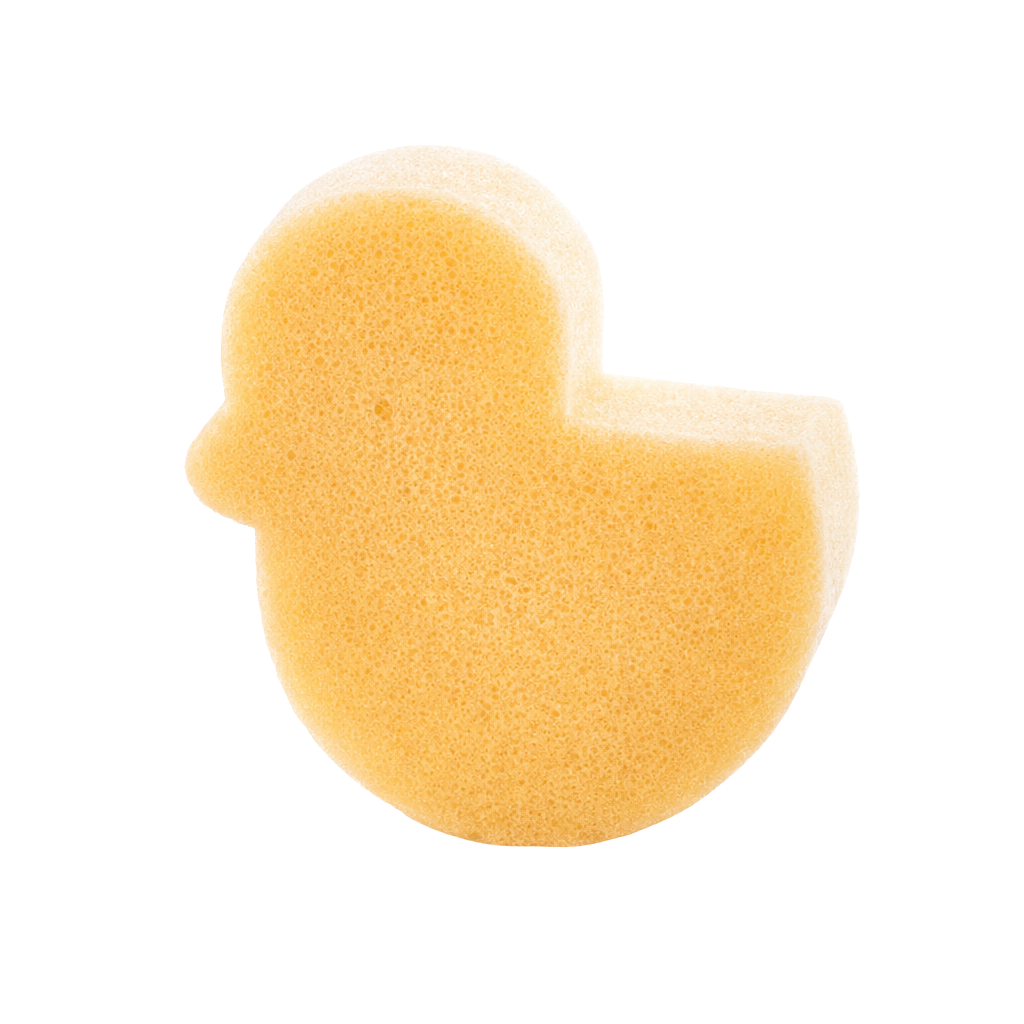 Babyjem Banyo Süngeri Kuştüyü Ördek Sarı