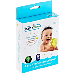 Babyjem Banyo Süngeri Selülozik Pembe