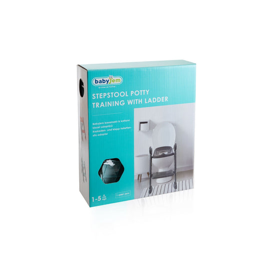 Babyjem Basamaklı Katlanır Klozet Adaptörü Antrasit