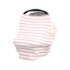 Babyjem Çok Yönlü Ana Kucağı Örtüsü Pembe Çizgili