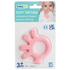 Babyjem Diş Kaşıyıcı Ahtapot Pembe