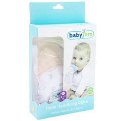 Babyjem Diş Kaşıyıcı Eldiven Kirpi Ekru