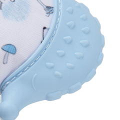 Babyjem Diş Kaşıyıcı Eldiven Kirpi Mavi